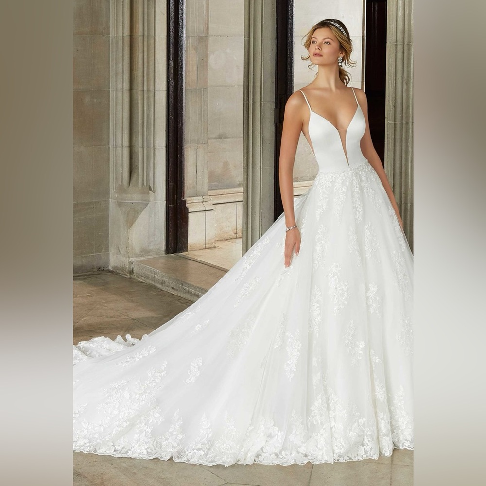 Morilee Suki #2125 Madeline Gardner Princess Ball gown $2000